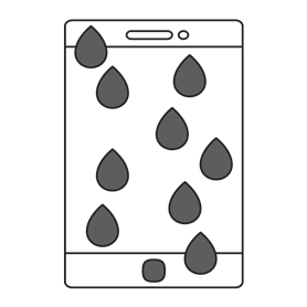 Presupuesto Iphone mojado